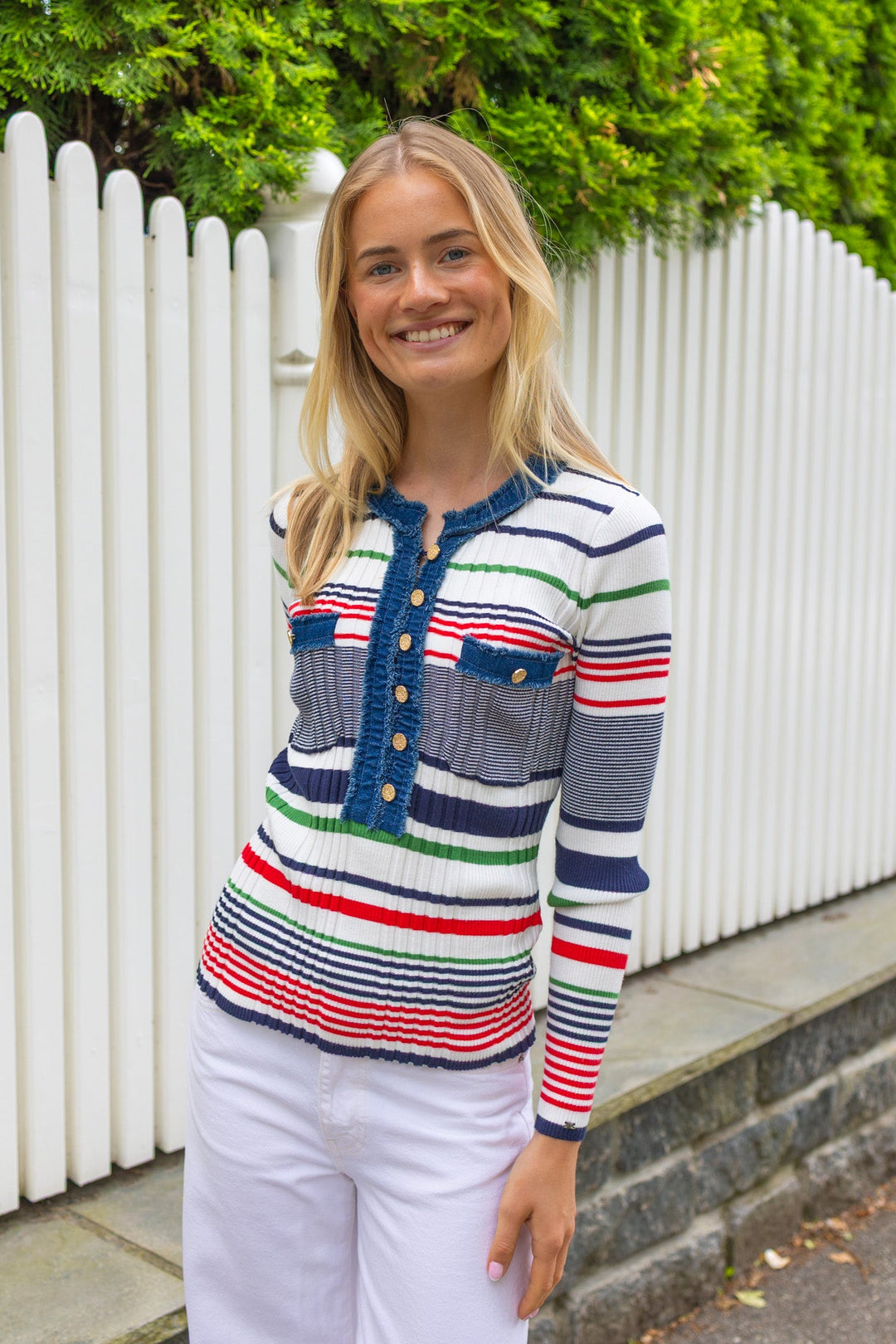 La Pullover Multi Stripes | Genser | Smuk