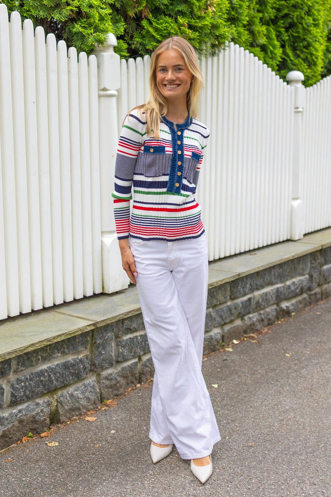 La Pullover Multi Stripes | Genser | Smuk