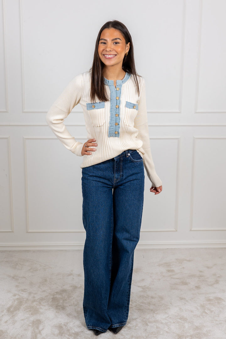 La Pullover Off White | Genser | Smuk