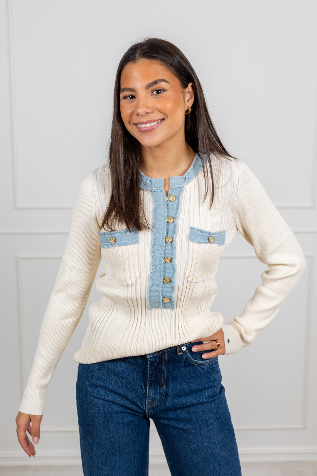 La Pullover Off White | Genser | Smuk