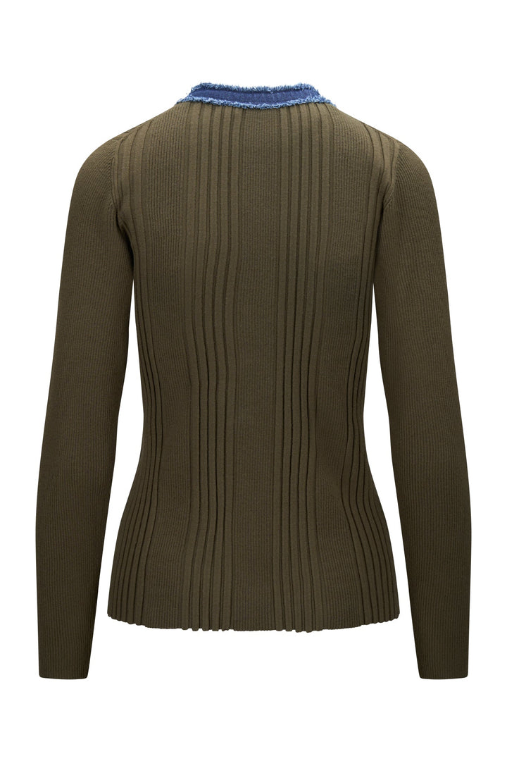 La Pullover Olive | Genser | Smuk - Dameklær på nett