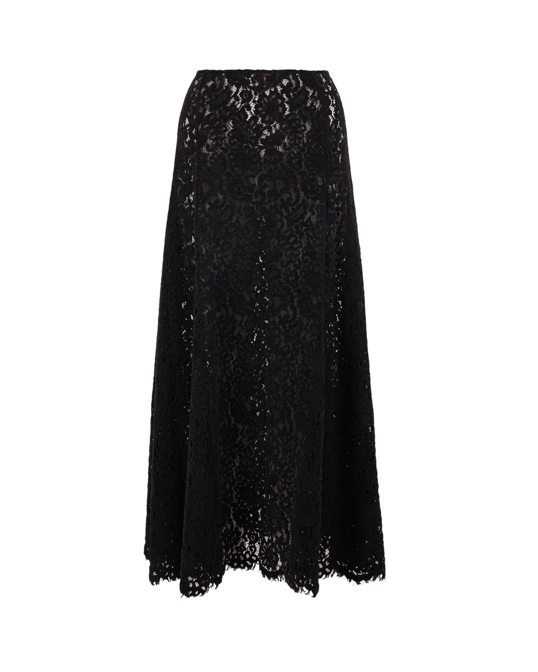 Lace Velvet Skirt Black | Skjørt | Smuk