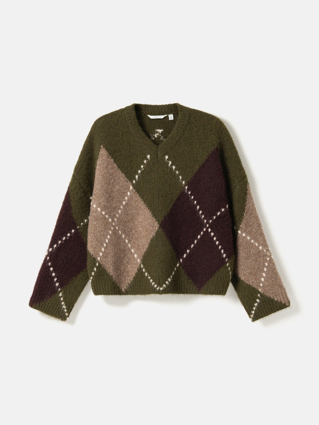 Lai Knit Avocado Green Mix | Genser | Smuk