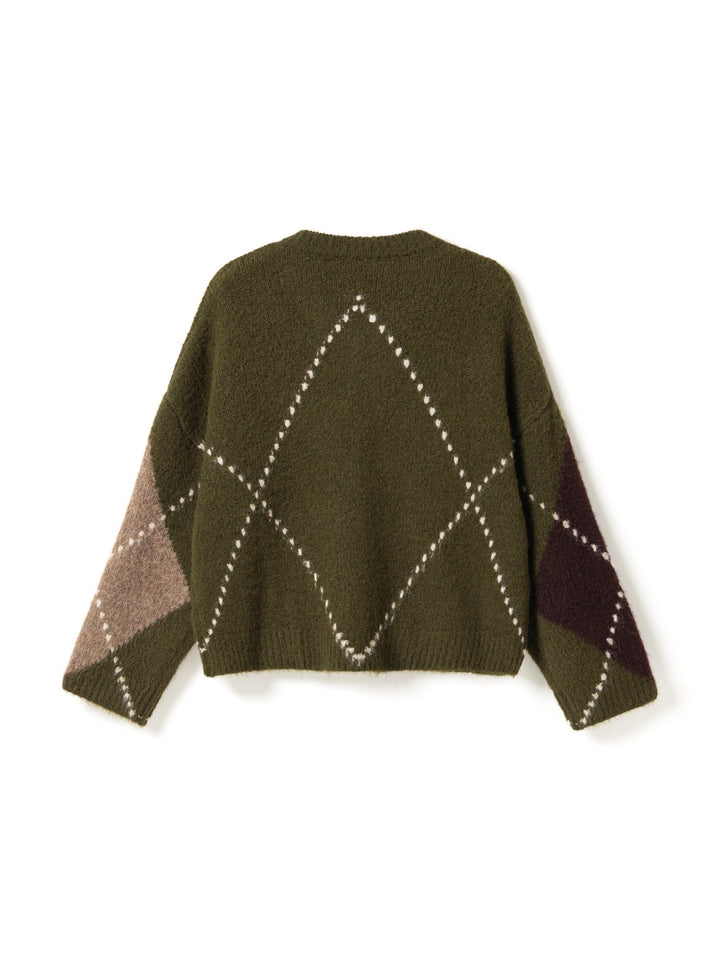Lai Knit Avocado Green Mix | Genser | Smuk