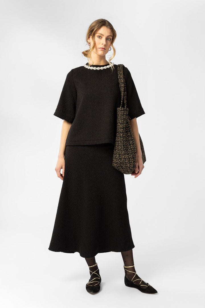 Laia Maxi Skirt Black | Skjørt | Smuk - Dameklær på nett