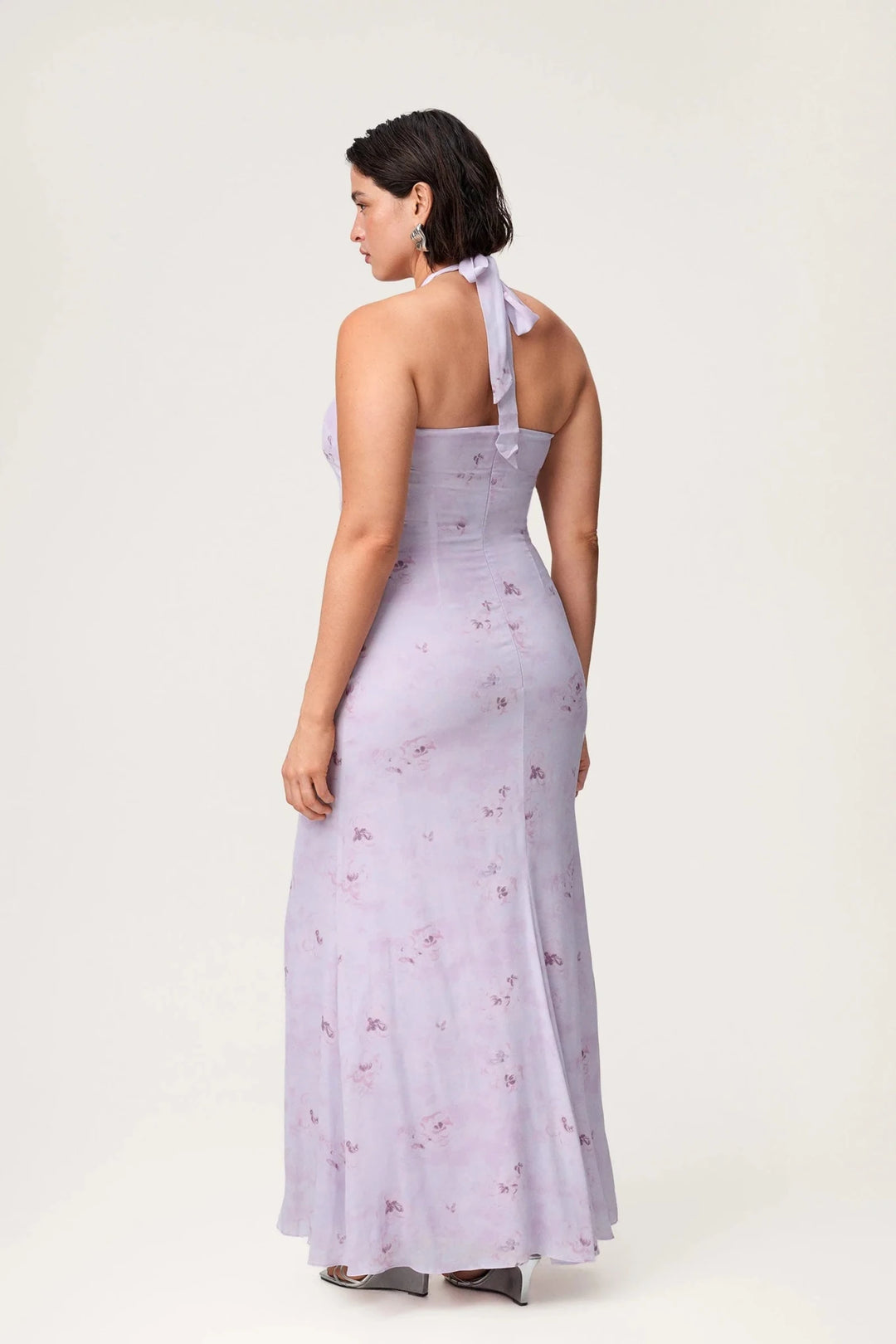 Lamia Halterneck Dress Lavender | Kjoler | Smuk