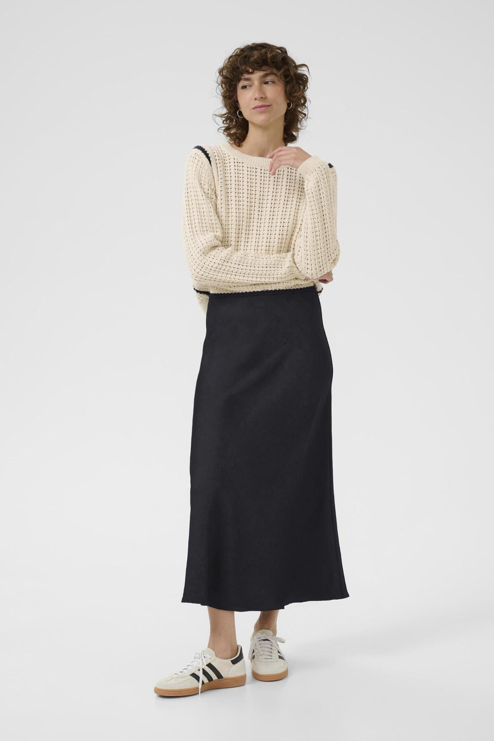 Laurina Skirt Dark Navy | Skjørt | Smuk - Dameklær på nett