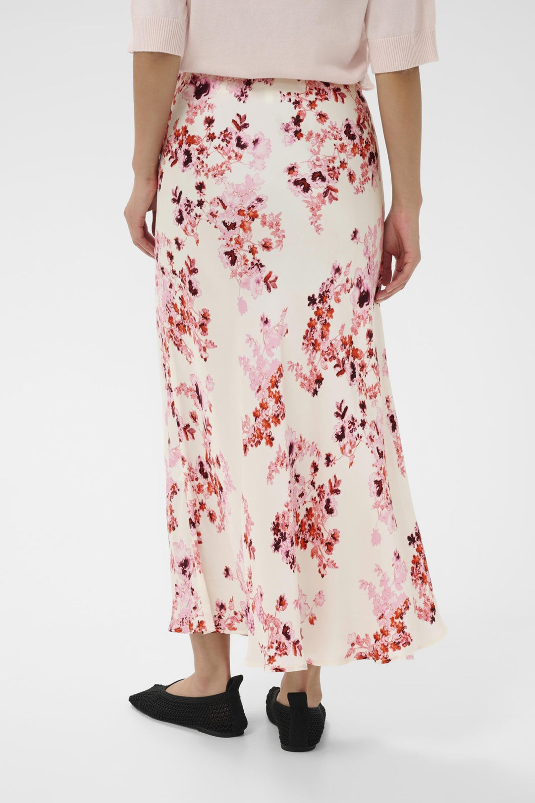 Laurina Skirt Pink Shadow Flower Print | Skjørt | Smuk