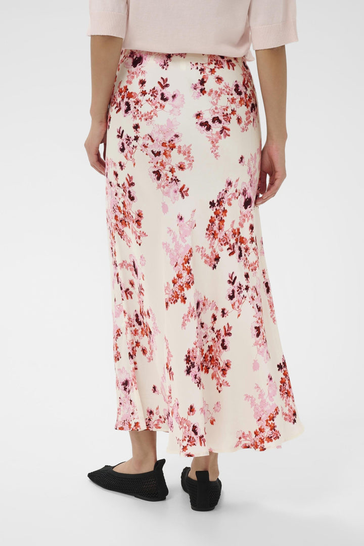 Laurina Skirt Pink Shadow Flower Print | Skjørt | Smuk