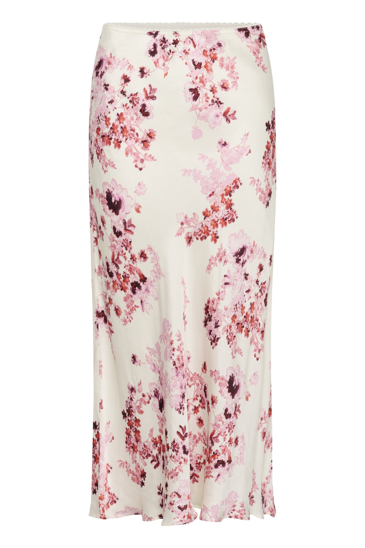Laurina Skirt Pink Shadow Flower Print | Skjørt | Smuk