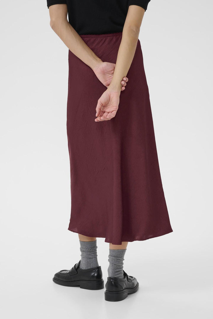 Laurina Skirt Tawny Port | Skjørt | Smuk - Dameklær på nett