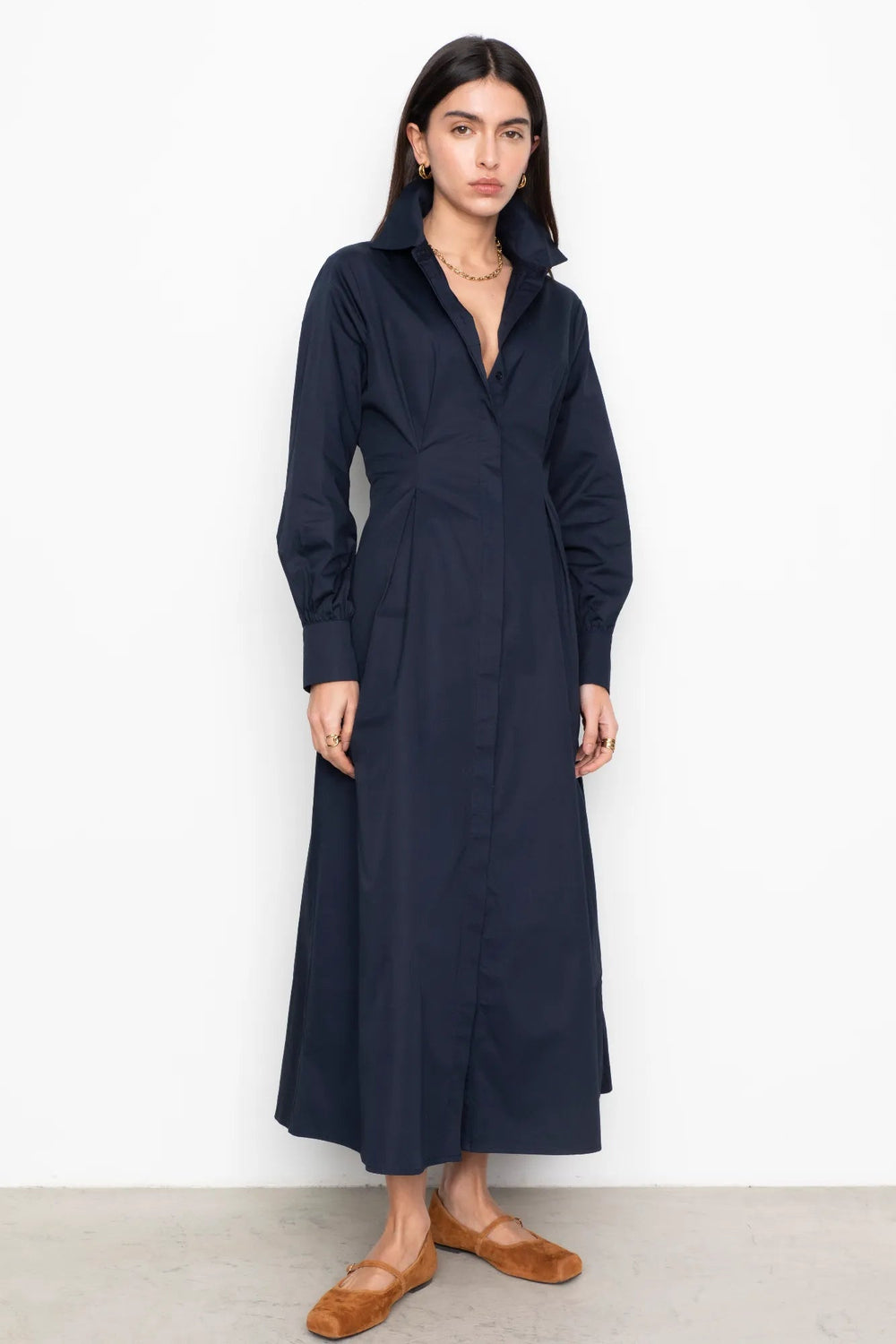Leandra Dress Navy | Kjoler | Smuk