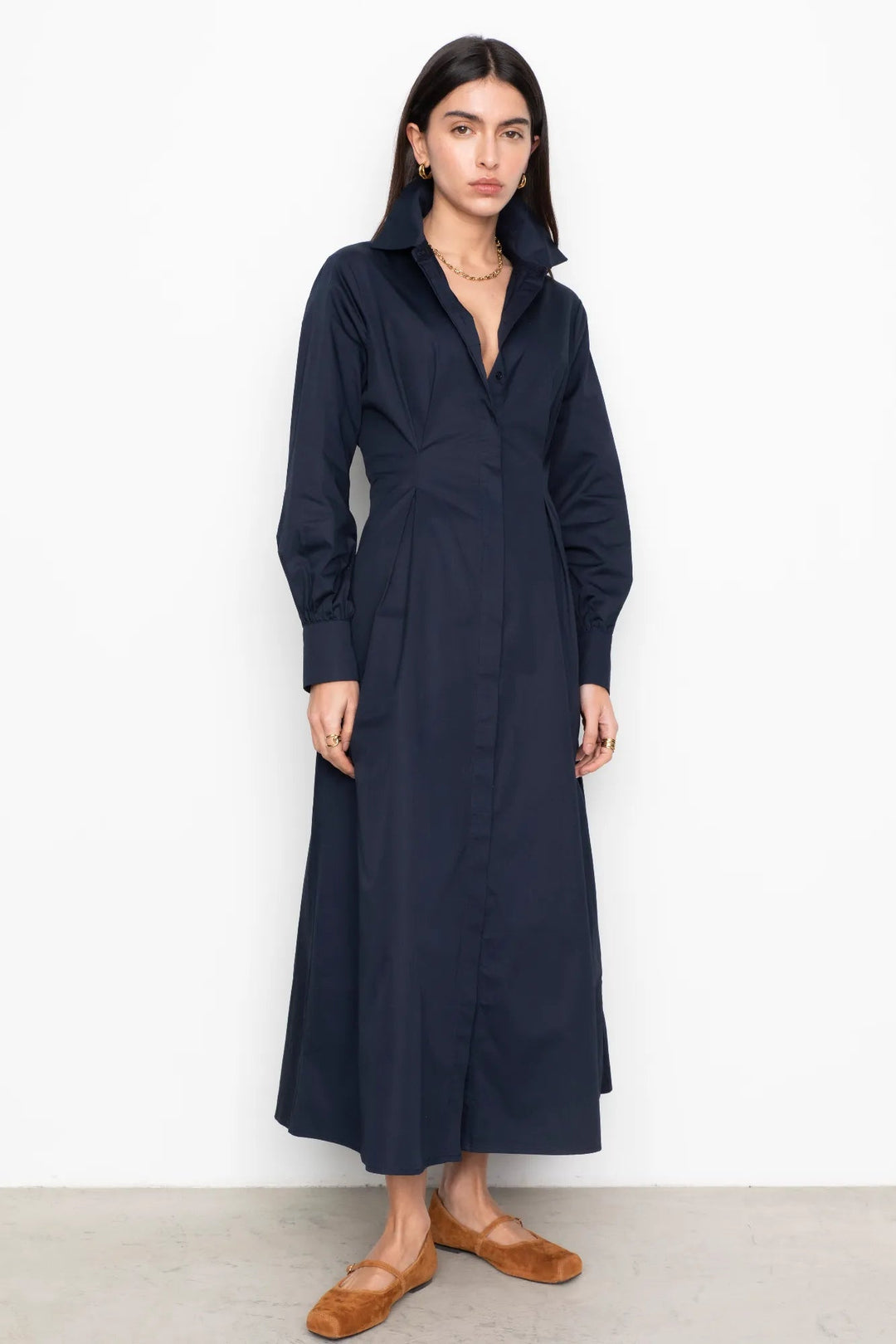 Leandra Dress Navy | Kjoler | Smuk