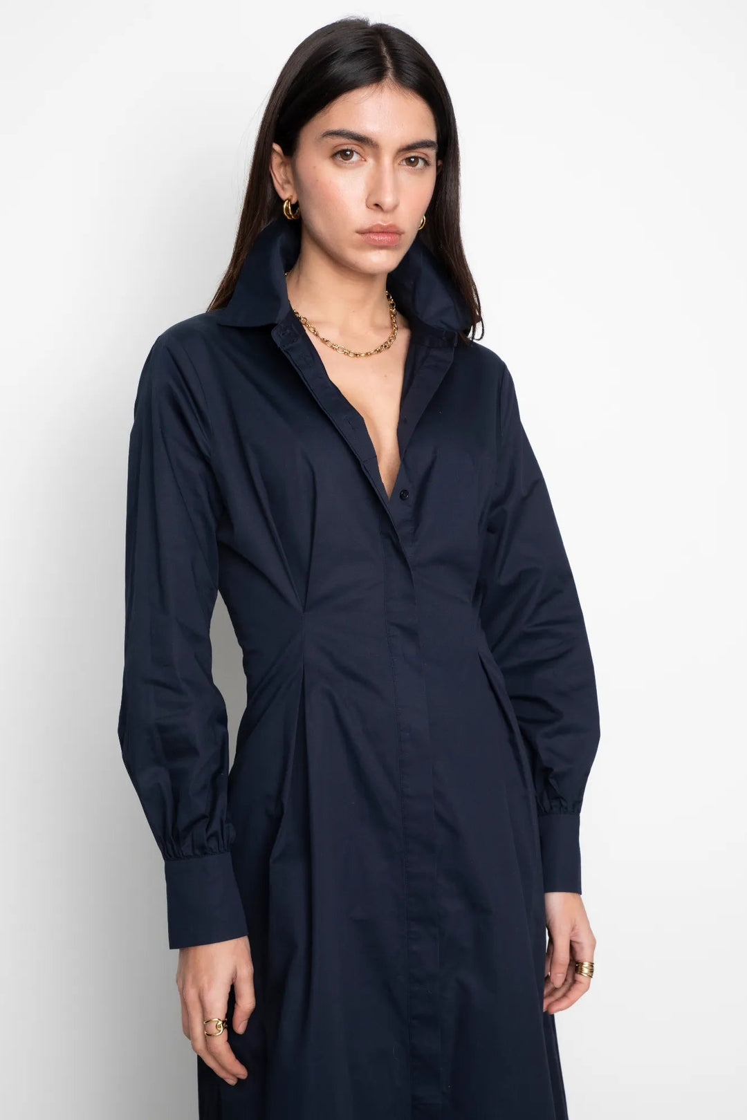 Leandra Dress Navy | Kjoler | Smuk