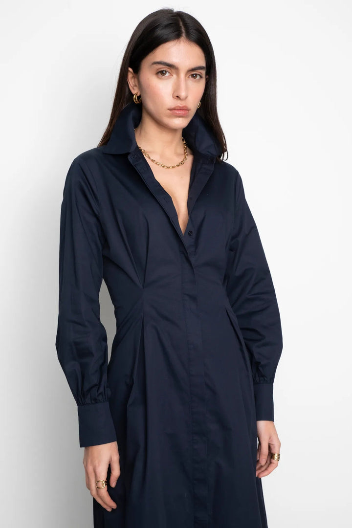 Leandra Dress Navy | Kjoler | Smuk