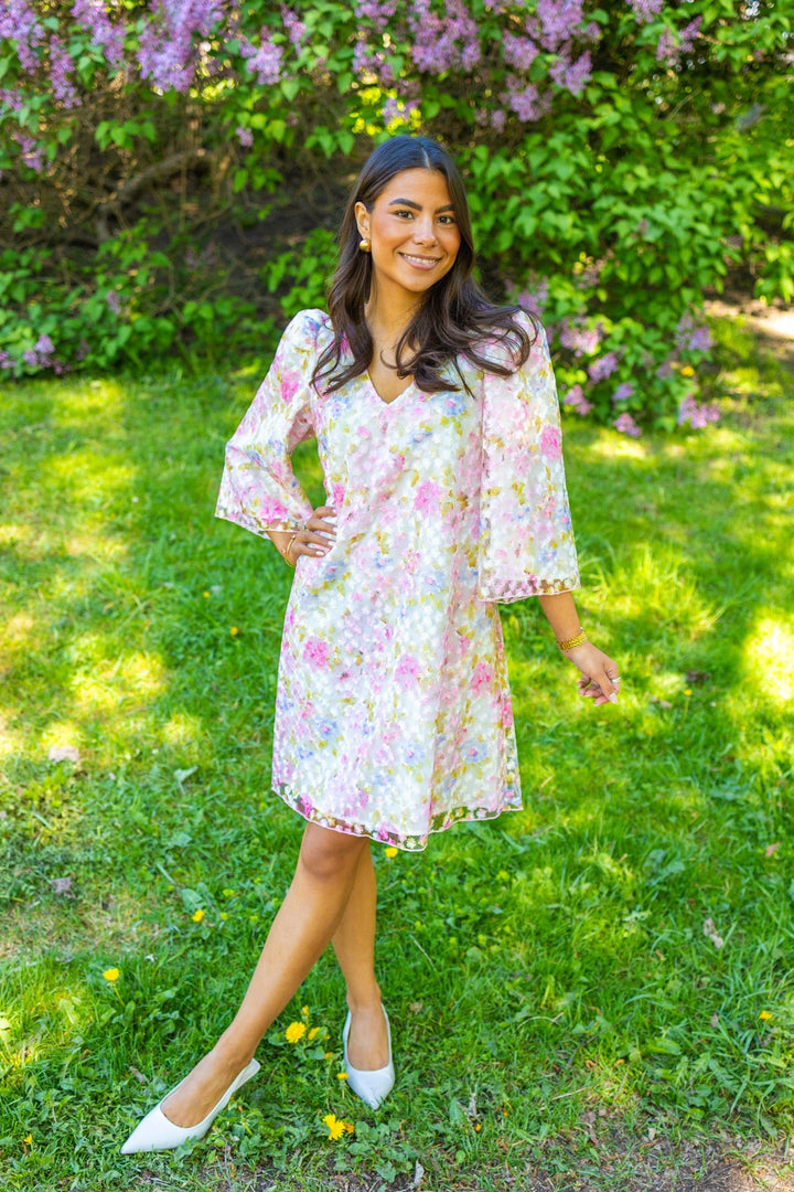 Leanna 3/4 Dress New Pristine Leanna Aop | Kjoler | Smuk
