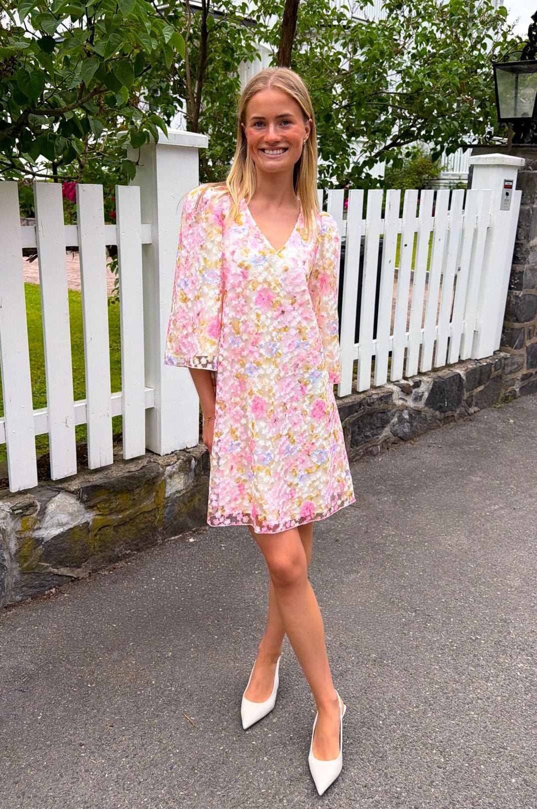 Leanna 3/4 Dress New Pristine Leanna Aop | Kjoler | Smuk