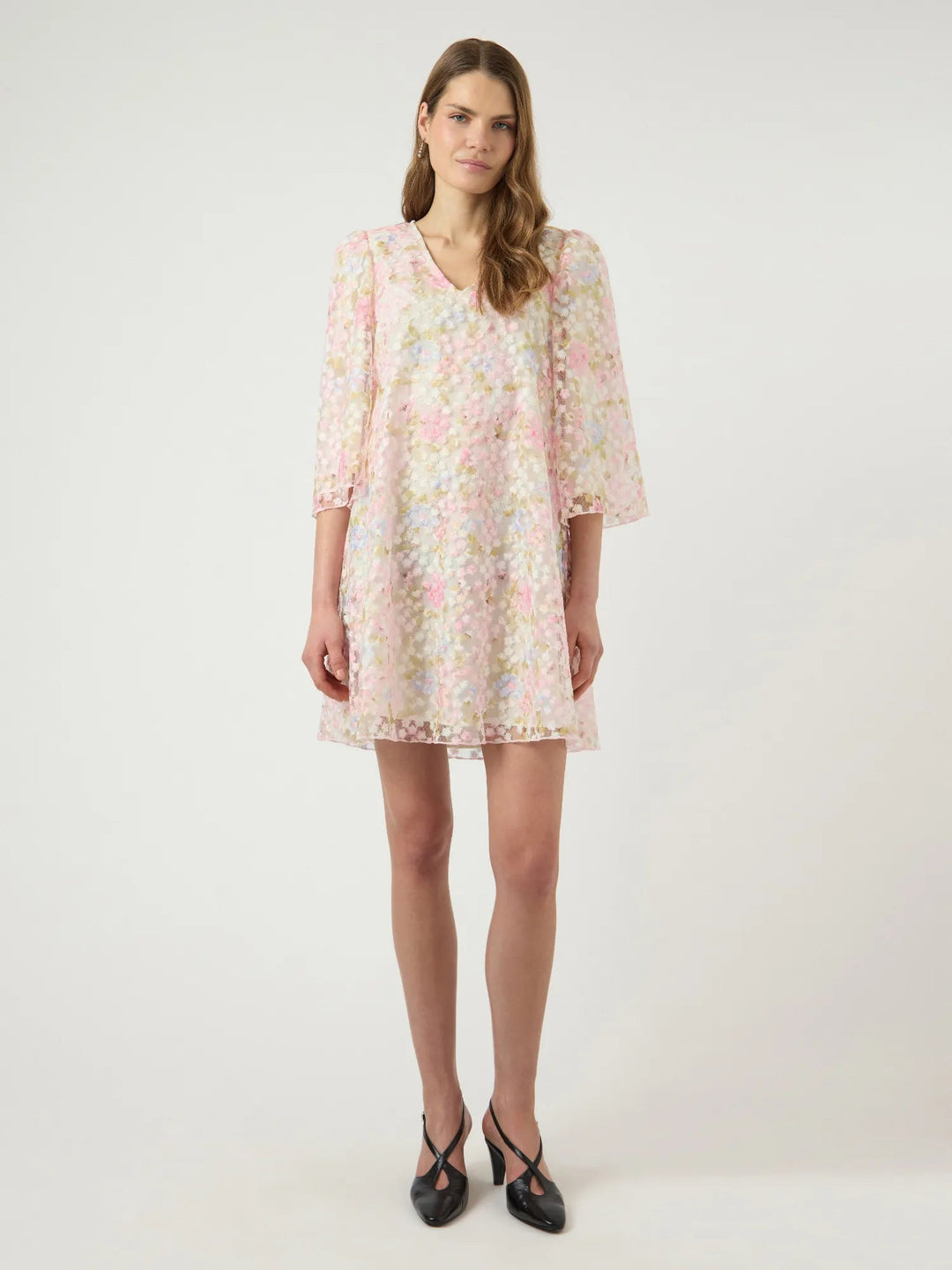 Leanna 3/4 Dress New Pristine Leanna Aop | Kjoler | Smuk
