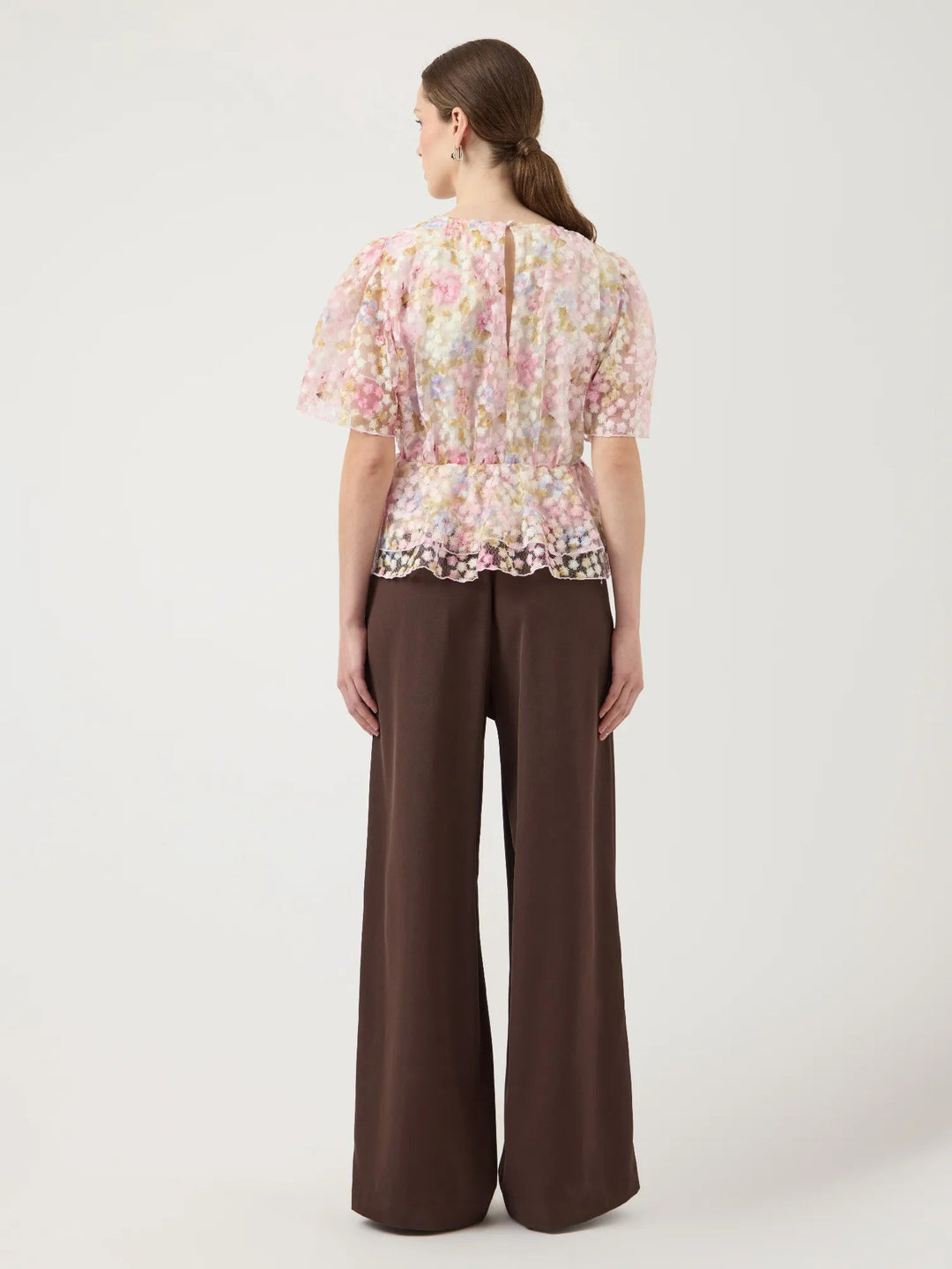Leanna Ss Top New Pristine Leanna Aop | Topper | Smuk