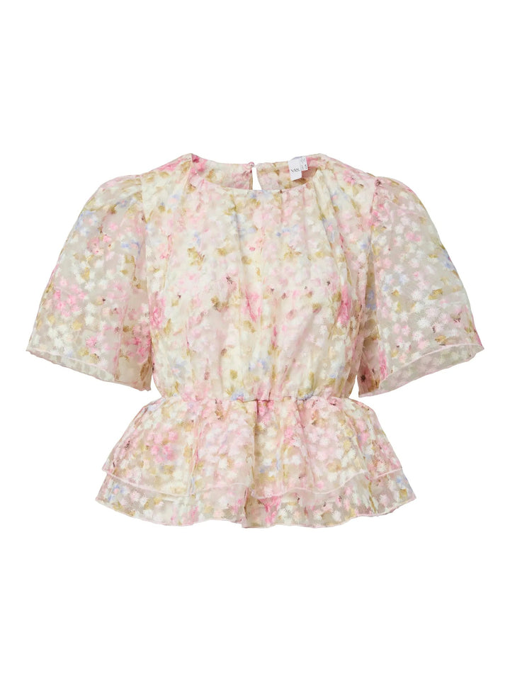 Leanna Ss Top New Pristine Leanna Aop | Topper | Smuk