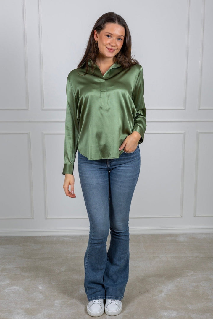 Leia Blouse Pale Green | Skjorter og bluser | Smuk - Dameklær på nett