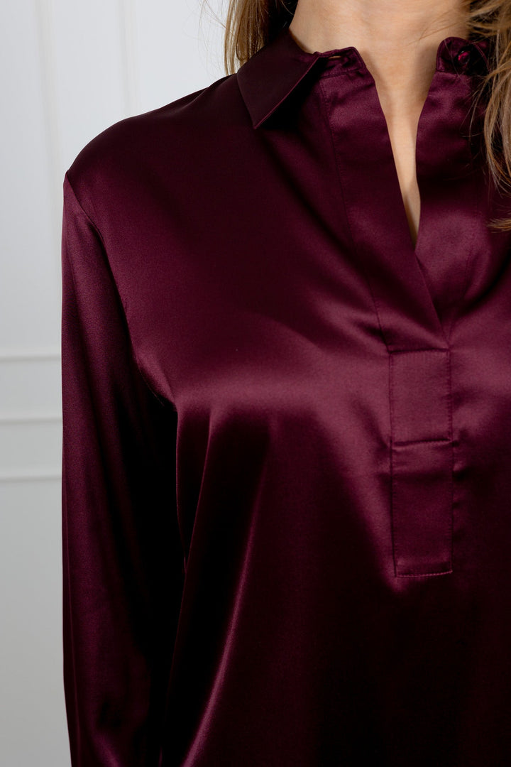 Leia Blouse Plum | Skjorter og bluser | Smuk - Dameklær på nett