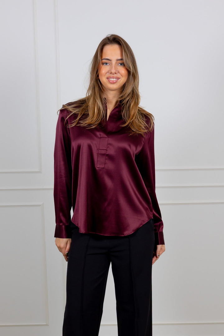 Leia Blouse Plum | Skjorter og bluser | Smuk - Dameklær på nett