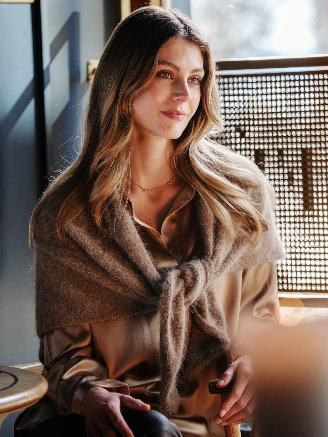 Leia Blouse Praline | Skjorter og bluser | Smuk