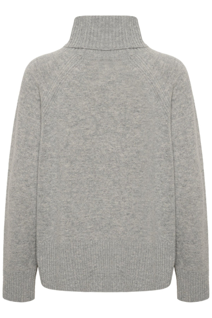 Leightonpw Pullover Medium Grey Melange | Genser | Smuk - Dameklær på nett