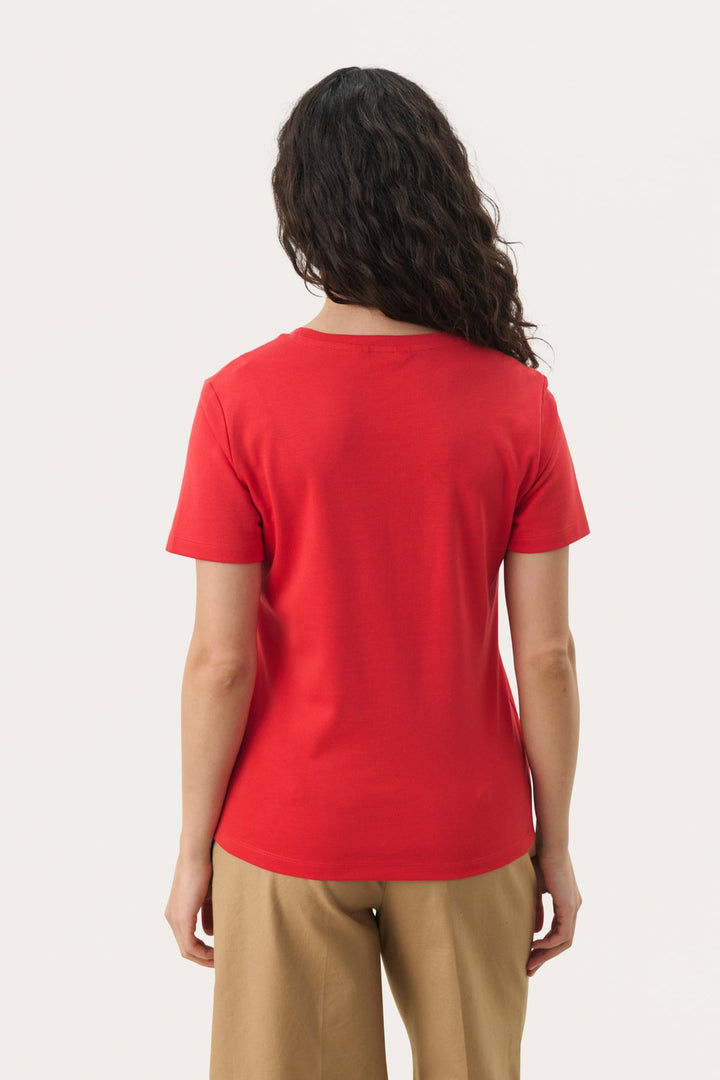 Lenyapw T-Shirt Mars Red | Topper | Smuk - Dameklær på nett