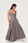 Léon Dress Brown Gingham