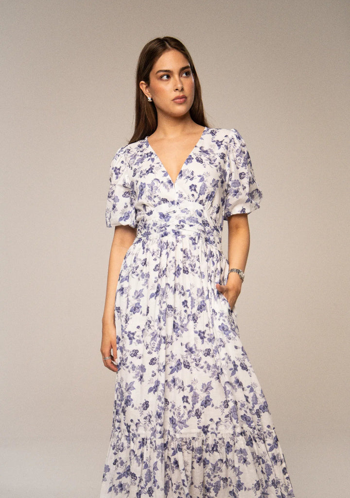 Leonora Dress Porcelain Blue | Kjoler | Smuk