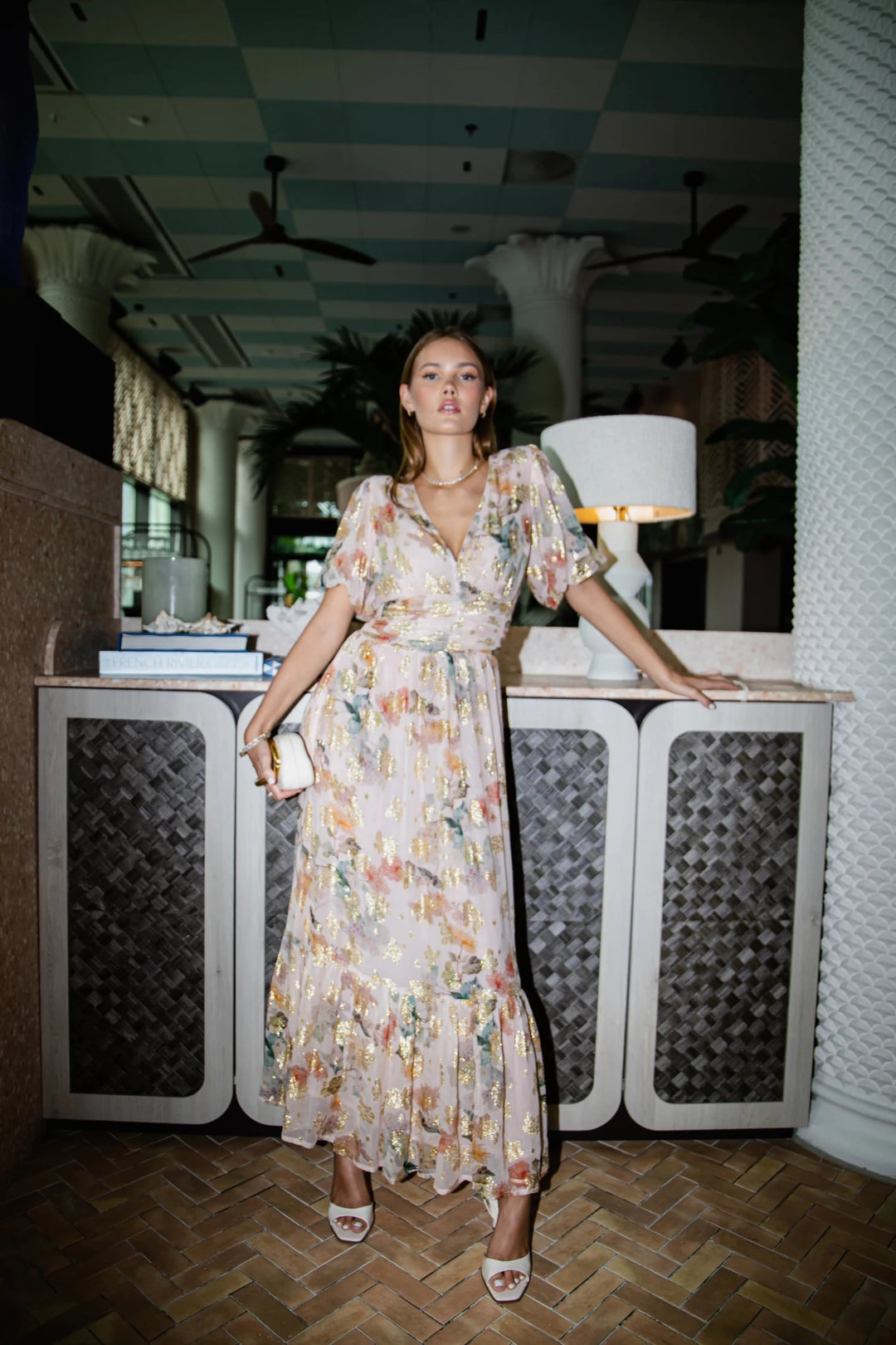 Leonora Dress Shimmering Garden | Kjoler | Smuk