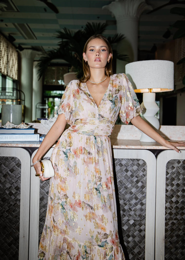 Leonora Dress Shimmering Garden | Kjoler | Smuk