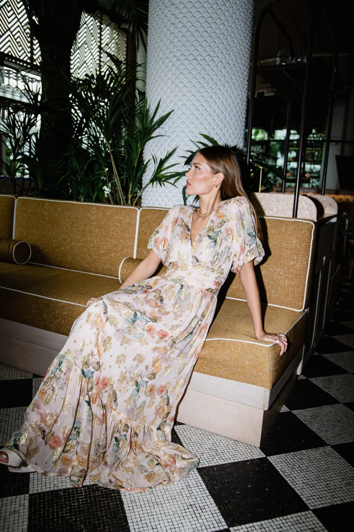 Leonora Dress Shimmering Garden | Kjoler | Smuk