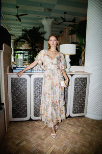 Leonora Dress Shimmering Garden