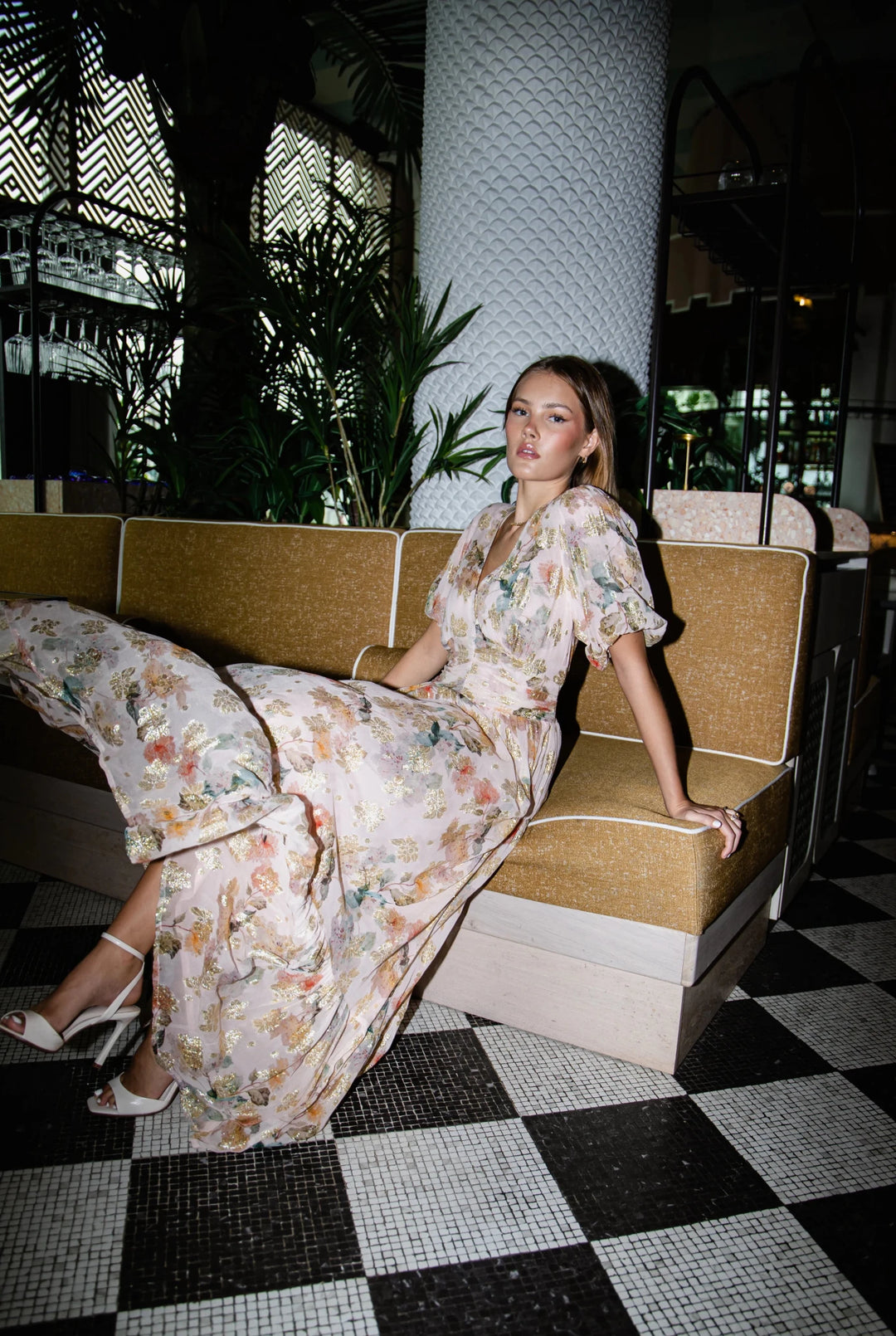 Leonora Dress Shimmering Garden | Kjoler | Smuk