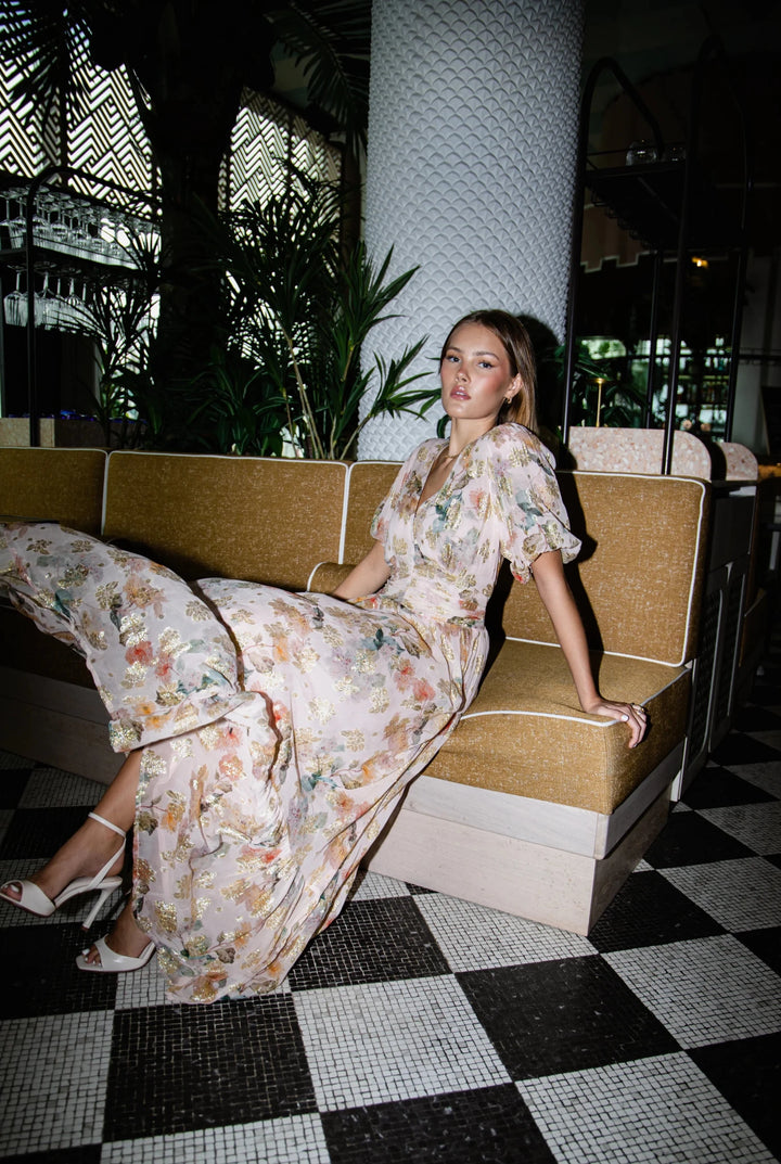 Leonora Dress Shimmering Garden | Kjoler | Smuk