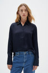 Leonore Shirt Premium Marine Blue