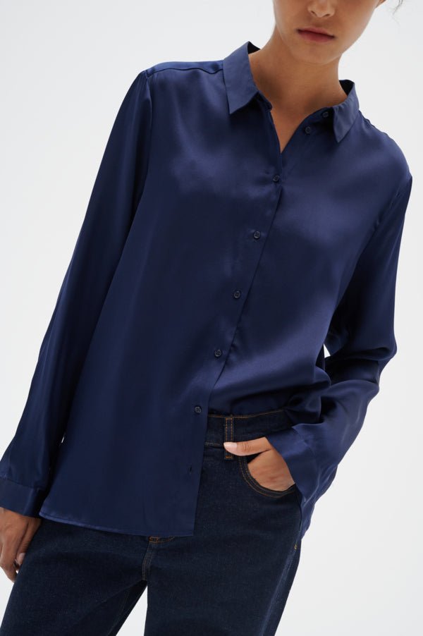 Leonore Shirt Premium Midnight Magic | Skjorter og bluser | Smuk - Dameklær på nett