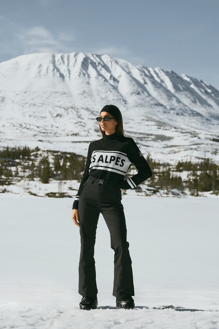 Les Alpes Knitted Sweater Black | Genser | Smuk - Dameklær på nett