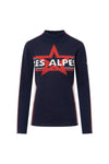 Les Alpes Star Sweater Navy