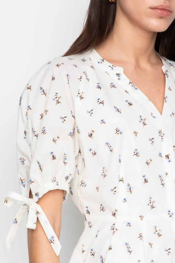 Lia Dress White Anemone Print | Kjoler | Smuk