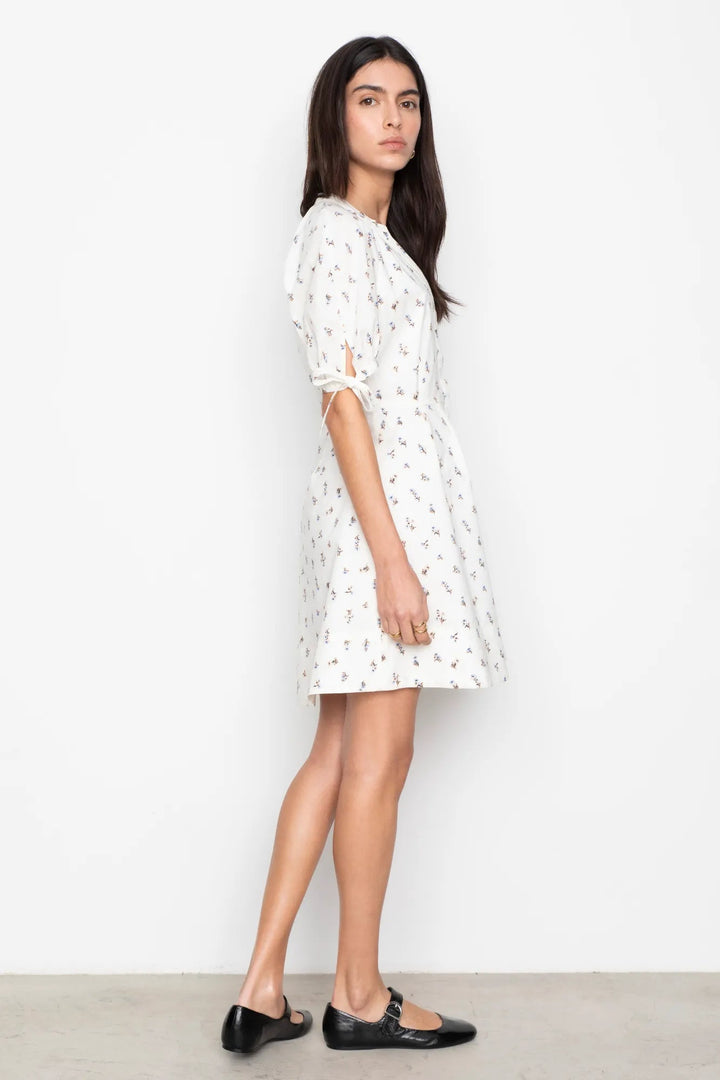 Lia Dress White Anemone Print | Kjoler | Smuk