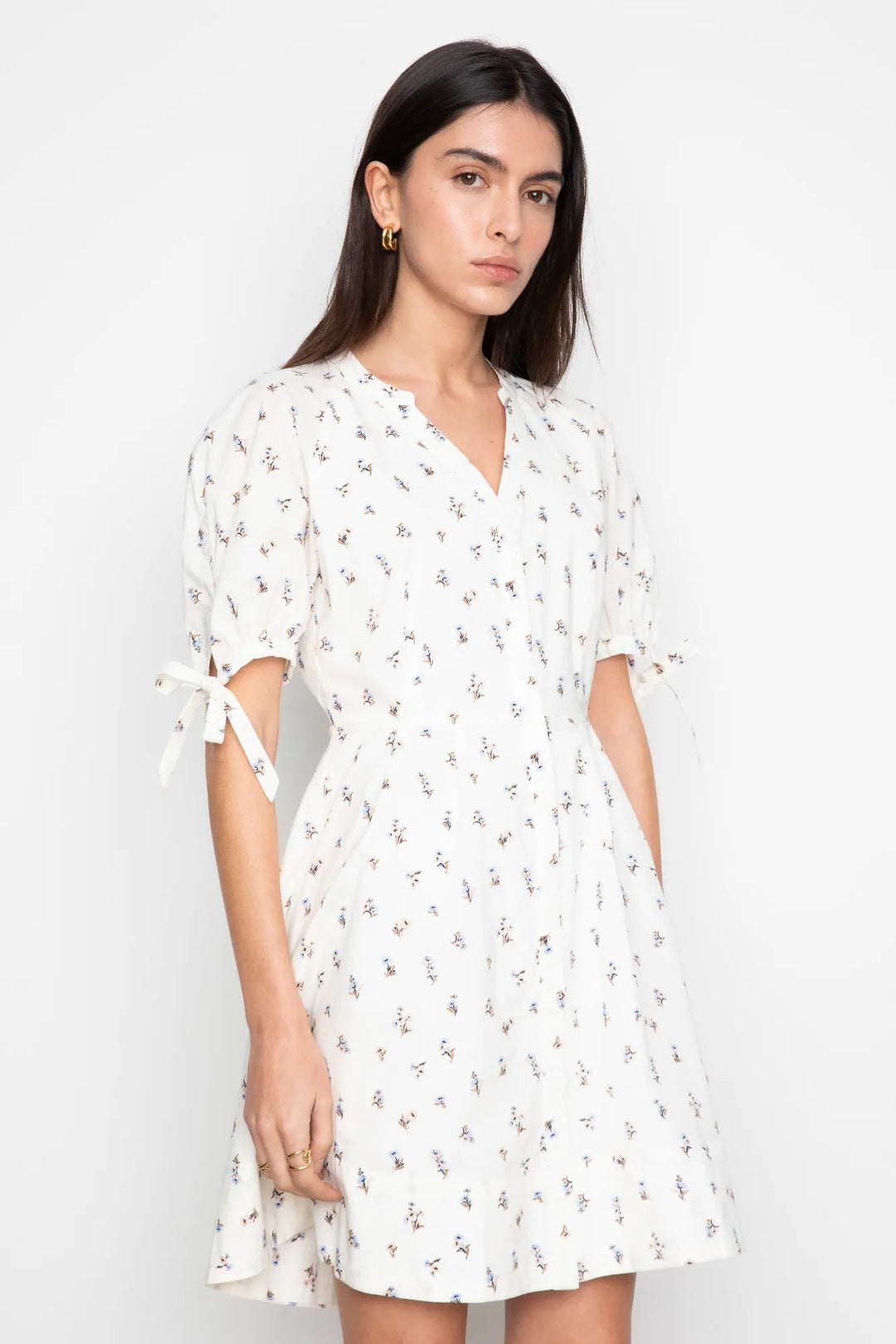 Lia Dress White Anemone Print | Kjoler | Smuk