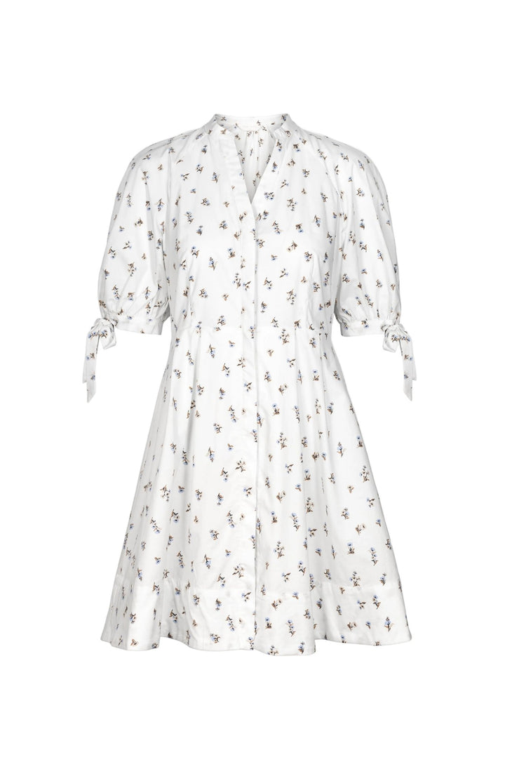 Lia Dress White Anemone Print | Kjoler | Smuk