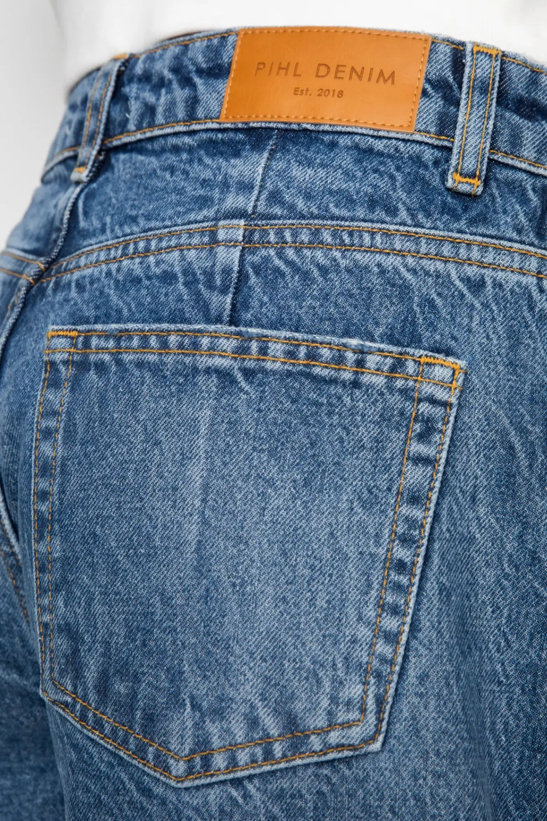 Libby Jeans Washed Dark Blue | Bukser | Smuk