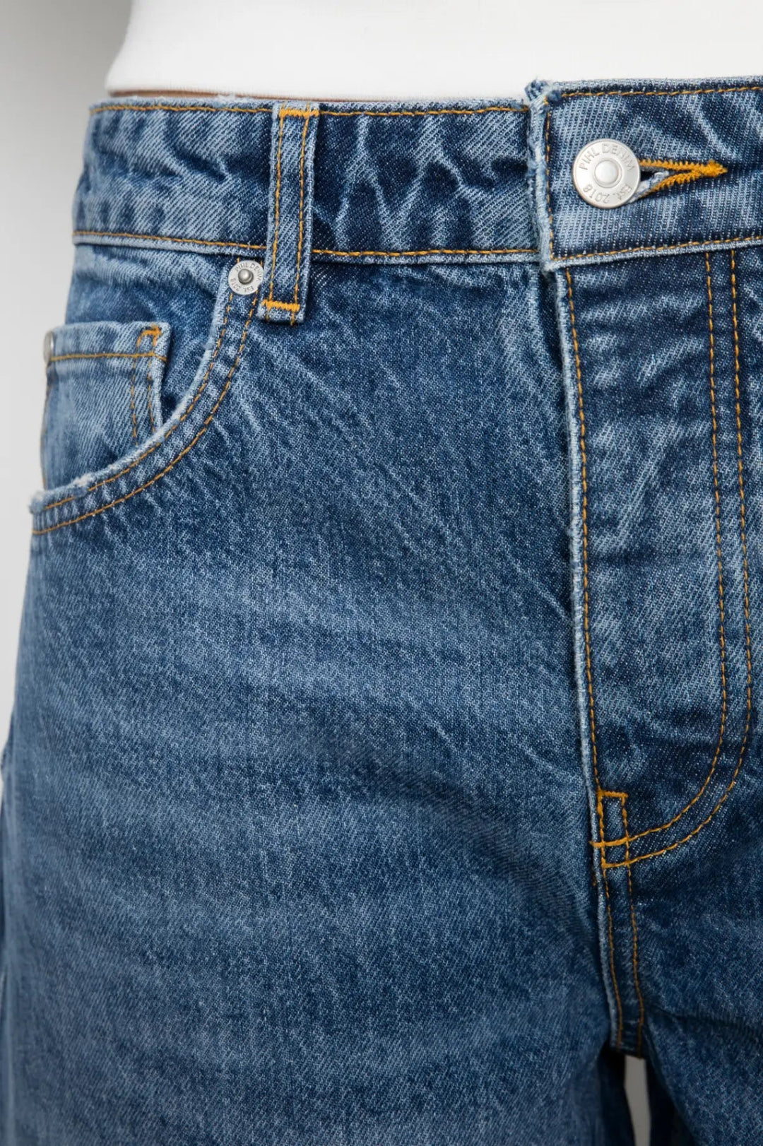 Libby Jeans Washed Dark Blue | Bukser | Smuk