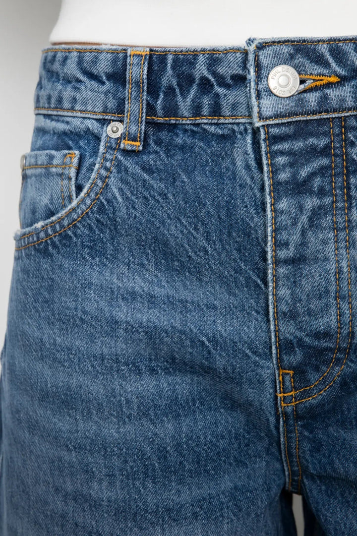 Libby Jeans Washed Dark Blue | Bukser | Smuk