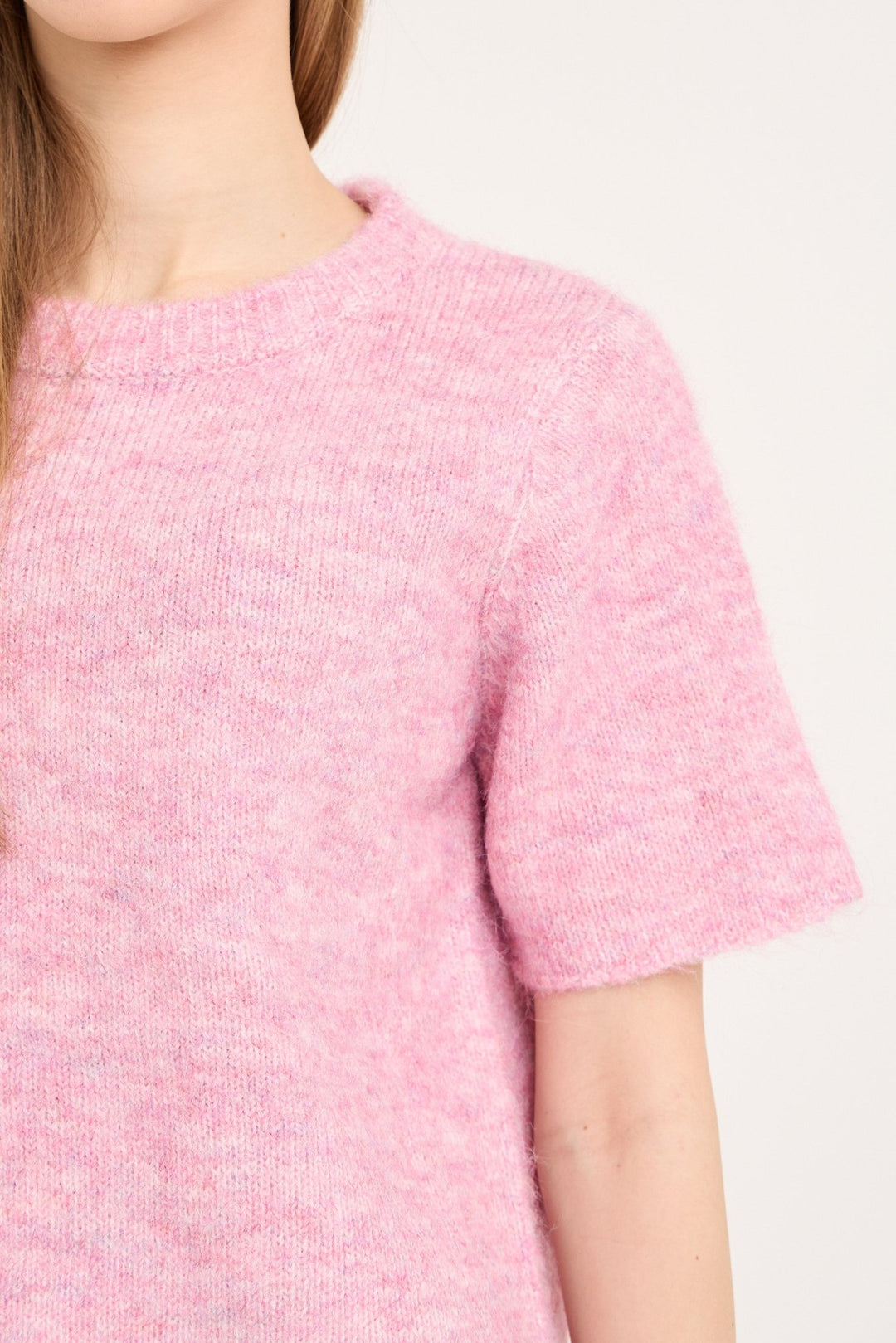Libby Knit Pullover Bubble Pink | Genser | Smuk - Dameklær på nett